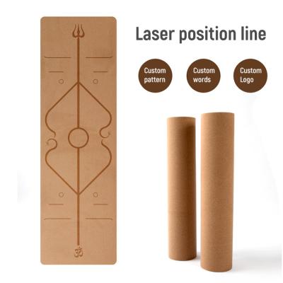 China Best Selling Durable Extra Soft Cork Yoga Mat Custom With Logo for sale