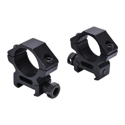 China Aluminum Alloy Low Profile Scope Mounts Flat Surface 25.4mm Extra Scope Rings for sale