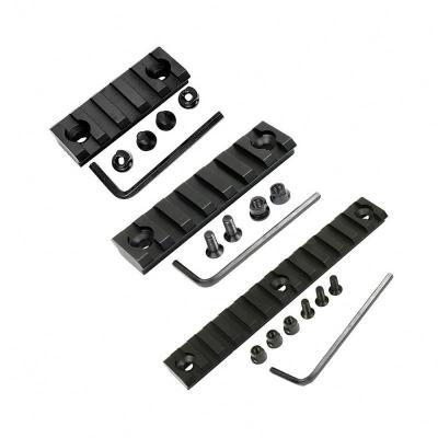 China Wholesale High Quality Aluminum Alloy Rail Profile Accessories Groove Metal Guide Rail Keymod Base for sale