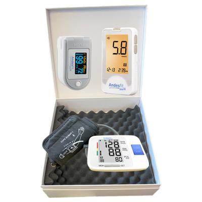 China Health Telemedicine Kits Bluetooth Blood Pressure Glucose Meter Oxi RPM TeleHealth Devices Box Set Wireless SDK/API for sale