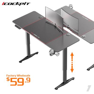 China Wholesale High Quality Custom Smart Electric Height Adjustable Table Icockpit OEM Icockpit Adjustable Standing Desk for sale