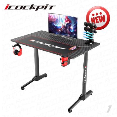 China (Others)New Icockpit 43 Inch Design Metal View Adjustable Small PC Gaming Computer Ergonomic Escritorio Desktop Gamer Desk E-sports for sale