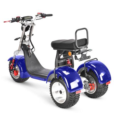 China citycoco 2000w 60v 20ah unisex electric scooter bike scooter EEC Coc 3 wheel electric motorcycle for sale