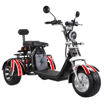 China 2020 electric scooter 3 wheel electric scooter electric e scooter tubeless motorcycle 18*9.5inch tire for sale