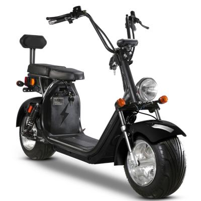 China citycoco 1500w unisex electric battery two wheel electric scooters two wheel motorcycle 60v 20ah for adult in Holland warehouse for sale