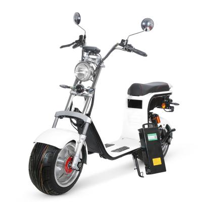 China Fat tire citycoc scooter E-scooter bike 2*60v 20ah battery unisex electric scooter for adult EEC COC model for sale