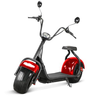 China Citycoco electric scooter 2000w motor 1000W 60V 12ah lithium battery max speed 35-40km/h two wheel unisex electric scooter for sale