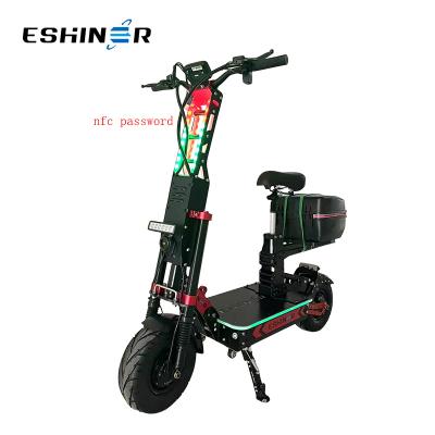 China NFC card/password unlock NFC R8 speed 100km E scooter supplier led par lights scooter urbanglide 100xs e-scooter mobility scooter for adult for sale