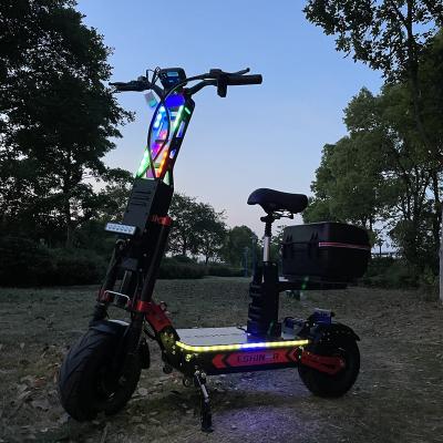 China New Eshiner Unisex Reasonable Price 84v Electric Scooter Power 8000w 12000W 15000W 60 M/H Long Range Electric Scooter With NFC Card for sale