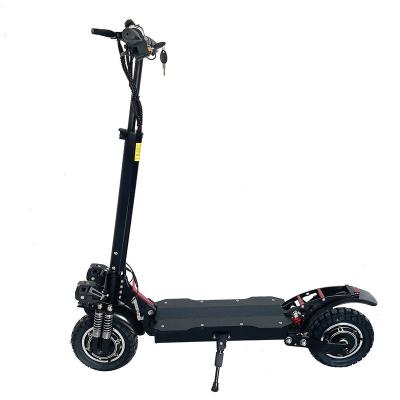 China 10 inch adult ESHINER X6 electric scooter 55KM/H 2400E daul unisex fast electric motor foldable offroad Eu warehouse for sale