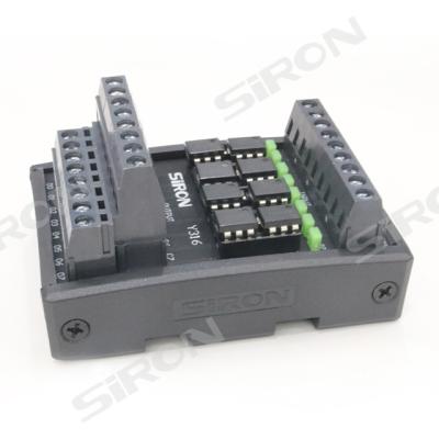 China Sealed Optical Mating Type 8 Channel DC 24v Solid State Relay Isolation Module for sale