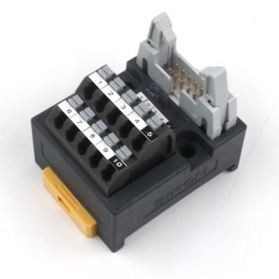 China Black Suitable PLC Terminal 10/20/34/40 Pin MIL Plug Connection Demo PC+ABS Type for sale