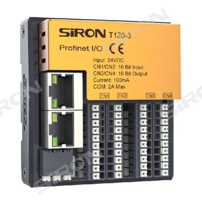 China SiRON T12 Series Digital Analog Inputs And Outputs 8/16/32 Channels Profinet Bus Couple Bus I/O Module T120 T121 for sale