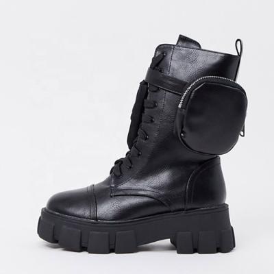 China New Design Fashion Ankle Winter Anti-slippery Boots For Women Shoes With Pocket for sale