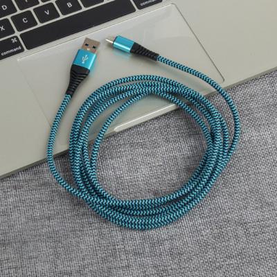 China MP3/MP4 Player OEM Nylon Braided 3A 8 Pin Type C 1M Micro 2M Charging Usb Cable For Iphone for sale