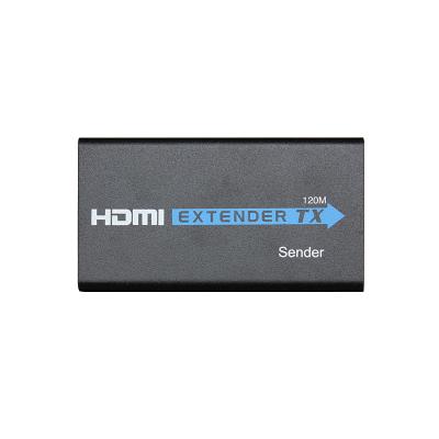 China HDMI-Compatible Supplement Transmitter Video-Audio Receiver for Surveillance Rooms up to 120m Over LAN RJ45 Cat5e/Cat6 1080P Ethernet Network Support 108 for sale