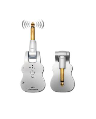 China Built-in UHF 280-Degree Rechargeable Battery Guitar Wireless System Transmitter Rotary Receiver Built-in Guitar System for Guitar Accessories for sale