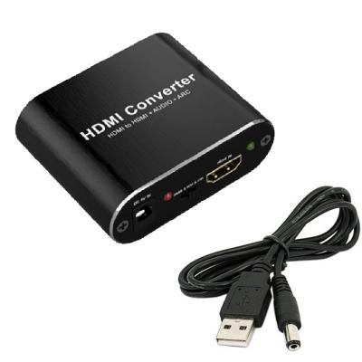 China Muiltiple Turntable 4K HDMI Audio Extractor 5.1 HDMI-Compatible HD Splitter To SPDIF Optical TOSLINK Audio Extractor for sale