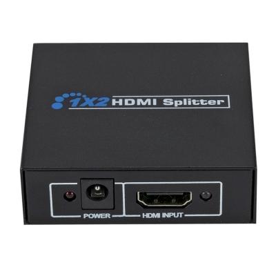 China Full HD 1080P Mertal HDMI Video Changer 1x2 HDMI 1.4 Splitter 1 Hot Support HDMI 1.4V In 2 Splitter For Computer PS3 DVD HDTV for sale