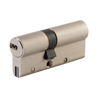 China Security Locking System Free Sample Euro Cut Safety Anti Breakage Hot Selling Brass Three Star Cylinder Lock for sale