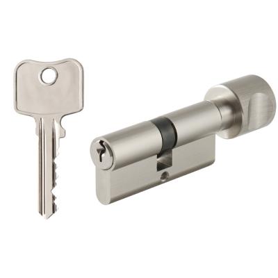 China Making Key Locking System Hot Selling Door Lock 80mm Cylinder Single Open Solid Brass Core Lock for sale