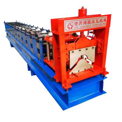 China Best Selling Roof Ridge Roll Forming Machine Metal Roof Ridge Tiles Building Machinery for Hotels for sale