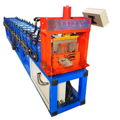 China Hotels Automatic Steel Door Frame Roll Forming Machine For Making Whole Door Frame for sale