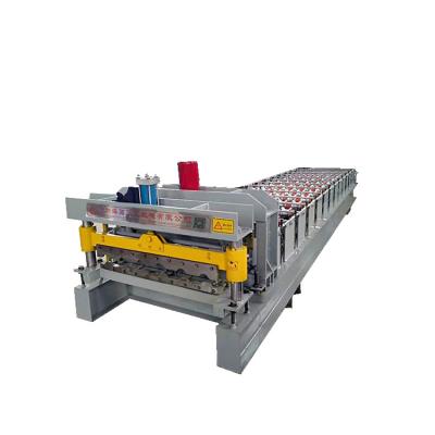 China Building Material Shops Export Glazed Tile Roll Forming Machine Roof Sheet Making Machine for sale