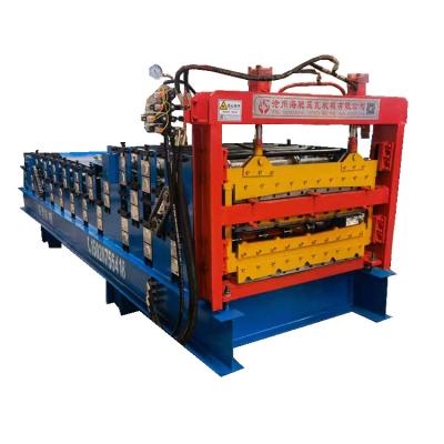 China Popular Building Material Stores IBR PV4 Trapezoidal Metal Roof Sheet Roll Forming Machine for sale