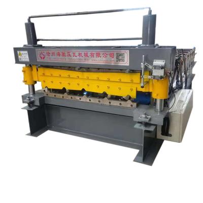 China Building Material Shops Automatic CNC Roof Panel Leveling Machine In One Machine for sale