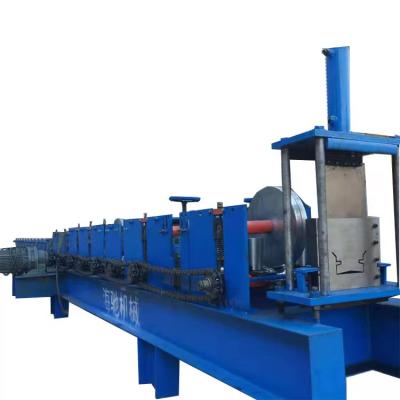 China Building Material Shop Automatic Greenhouse Rain Gutter Roll Forming Machine / Gutter Roll Machine for sale