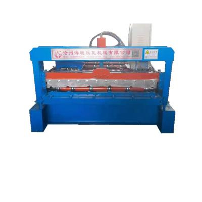 China Building Material Shops 900 Veneer Metal Roofing Machine Roll Forming Equipment for sale