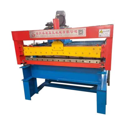 China Building Material Shops Automatic Bisecting Machine Color Calibration Steel Cold Bending Forming Equipment for sale