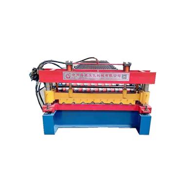 China Building Material Shops 840 Veneer Roof Winding Machine Color Steel Cold Bending Equipment for sale