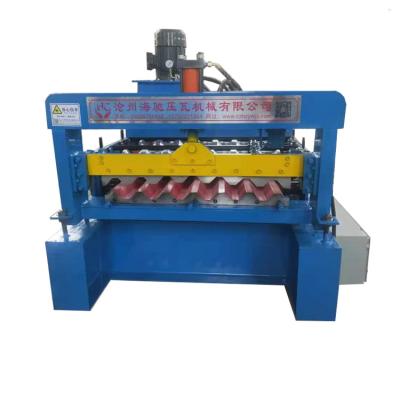 China Equipment 750 Colors Automatic Steel Tile Molding Press For Export Custom for sale