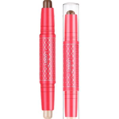 China Korean Moisturizing and Smooth Double Contour Stick 3D Highlight Face Makeup Contour for sale