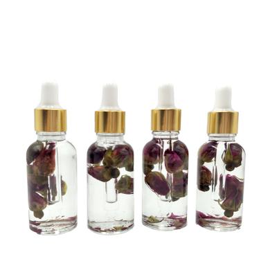 China Skin Revitalizer Private Label Face Body Hair Nail Natural Pure Rose Galore Petal Oil Skin Care for sale