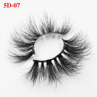 China Long False Lashes Wholesale Natural 3d Glue Mink Lashes Wholesale Natural Lashes 25mm for sale