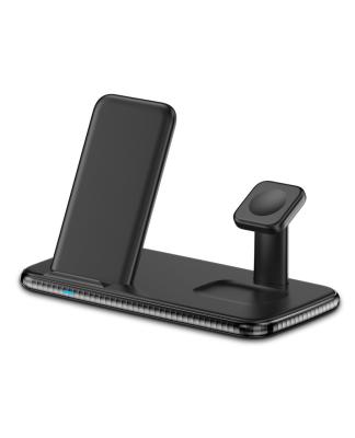 China Height Adjustable Portable 10W Quick Charging 4 in 1 Wireless Charger Dock Station for Phones for Apple Watch Series 1 2 3 4 5 for AirPods for sale