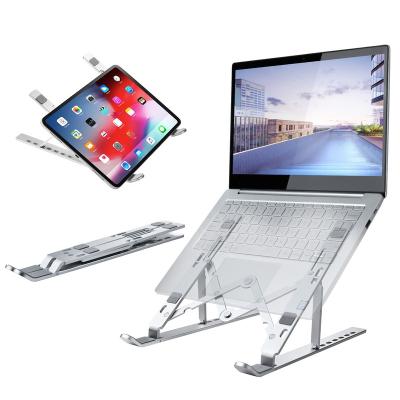 China Home Office Laptop Desk Stand (Waist) Adjustable Foldable Aluminum Laptop Stand for sale