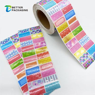 China Custom Glossy Waterproof Custom Logo Label Gift Packaging Seal Cute Private Vinyl Place Create Your Own Sticker Roll for sale