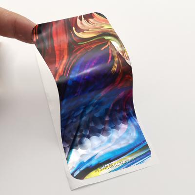 China Cheap Custom High Quality Silver Laser Label Waterproof Hologram Sticker Qr Code Authenticity Printable Paper Roll Made Stickers for sale