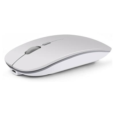 China Convenient Custom Color And Ergonomic Logo Slim Optical Rechargeable Wireless Mouse Portable for sale