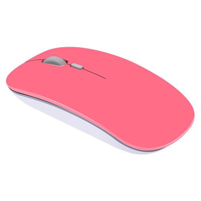 China Convenient Good Quality Mutil-color Rechargeable Ergonomic Wireless Mouse for sale