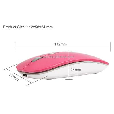 China Hot Selling High Sensitivity 4D Optical Mouse Wireless Mouse Rechargeable for sale