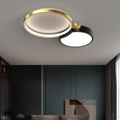 China Factory Price 44W Sale Round Shape Decorative Fixture Iron Outdoor Mounted Remote Control Aluminum Led Smart Ceiling Lamp For Home for sale