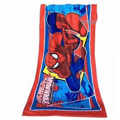 China Big Discount Promotion Turkish Cartoon 100% Cotton QUICK DRY September Reactive Printing Custom Beach Towel for sale