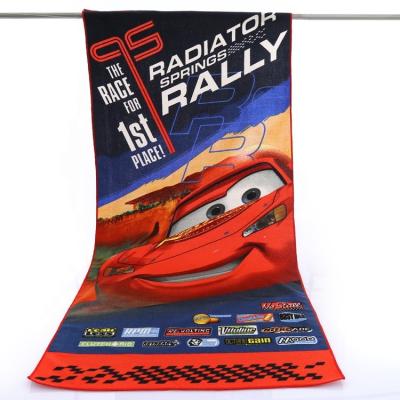 China China OEM SENQI OEM Factory Price Microfiber Custom Logo Cartoon Character QUICK DRY Best Selling Digital Printing Beach Towel for sale