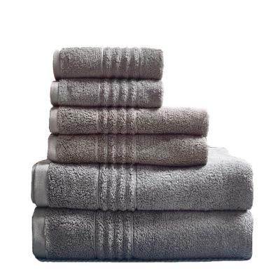 China Senqi QUICK DRY Factory Cotton Towel Set Supply Bath Towels and Hand Towels and Washcloths 6pcs for sale