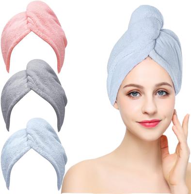 China Wholesale SENQI QUICK DRY microfiber turban hair wrap towels for sale